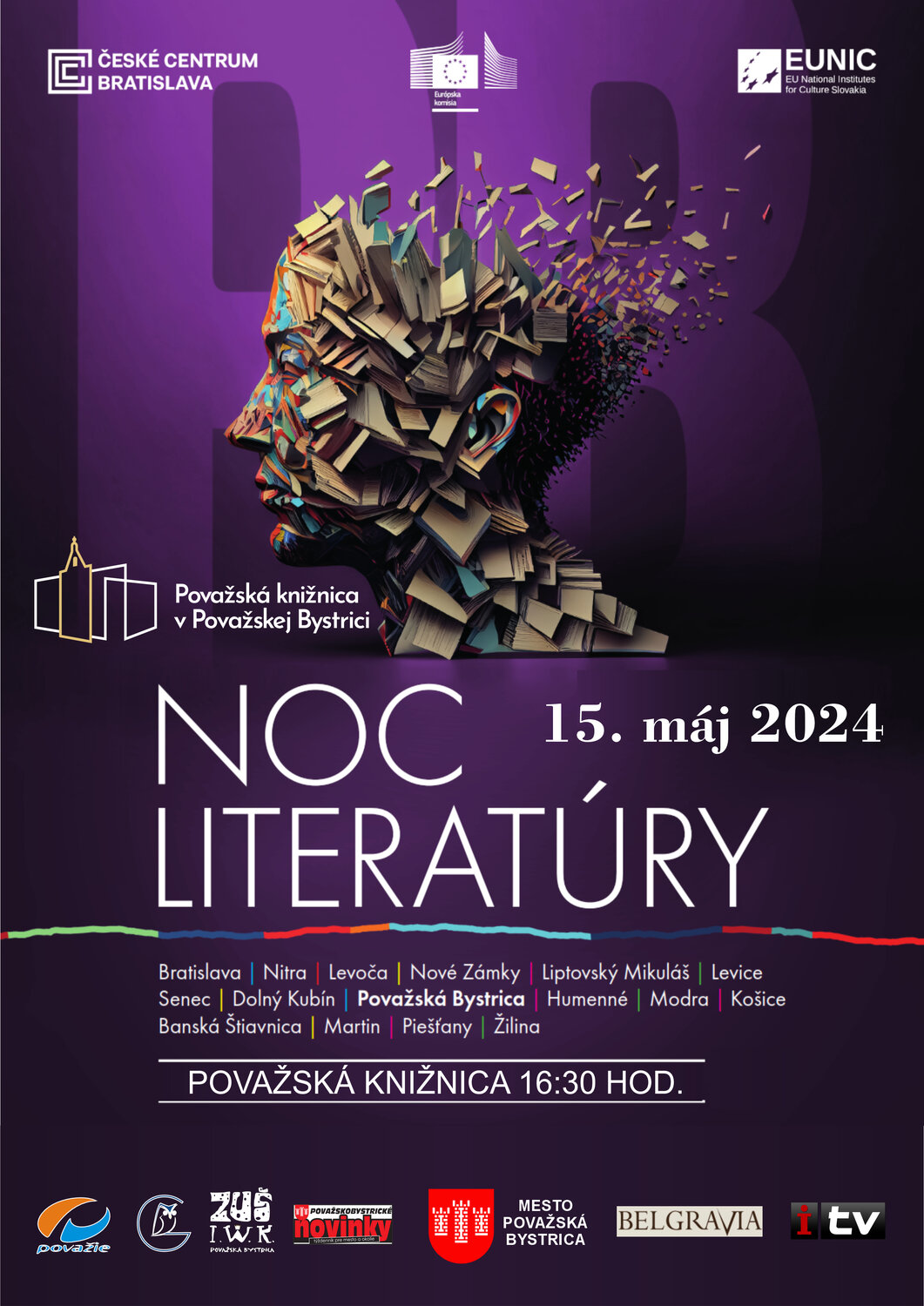 Noc literatúry 2024 v Považskej Bystrici