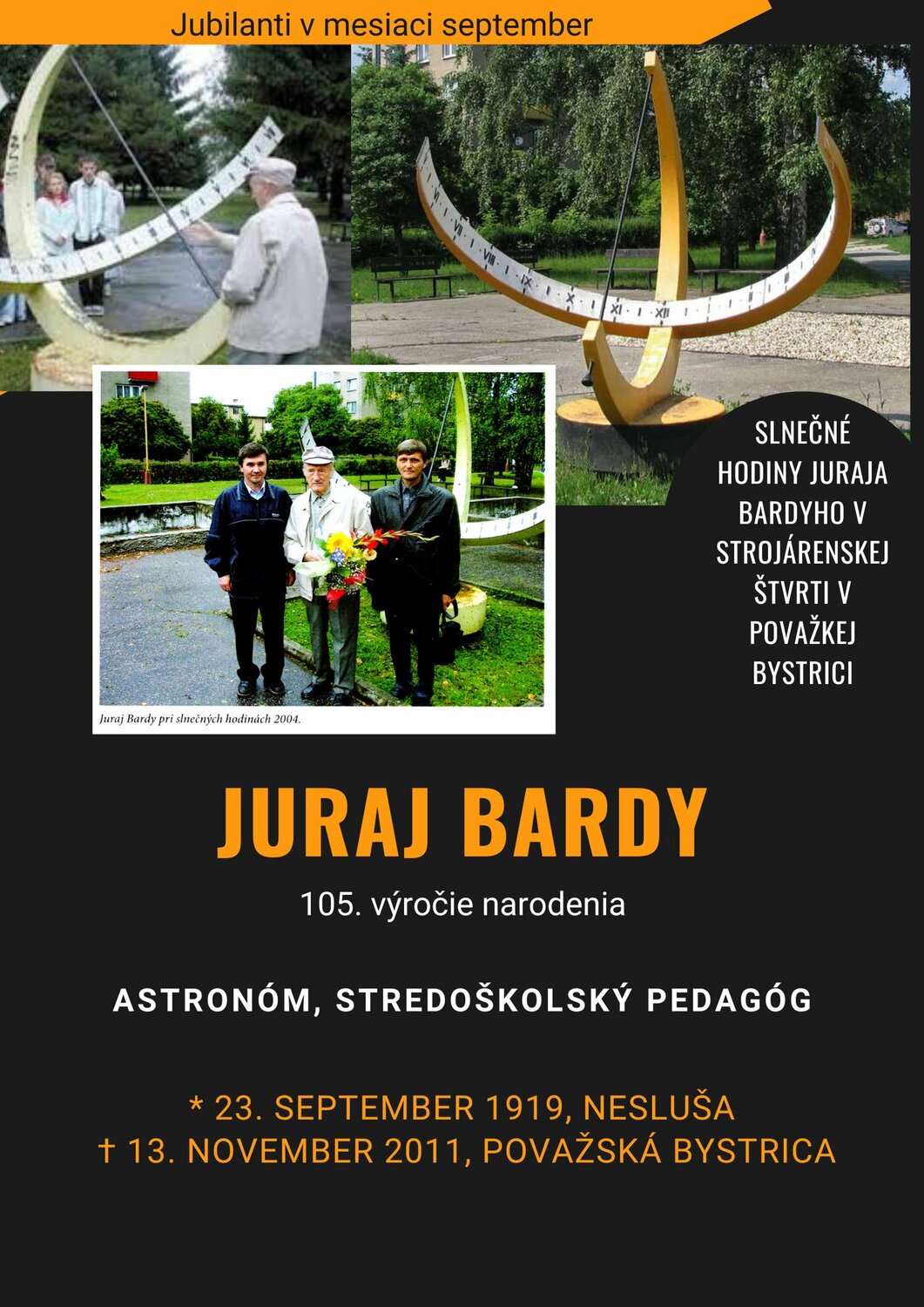 Mgr. Juraj Bardy - priekopník slovenskej amatérskej astronómie